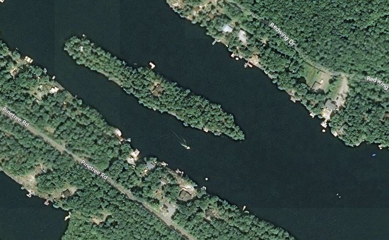 Aerial Map of Berkinshaw Island