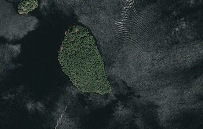 Aerial Map of Crown Island