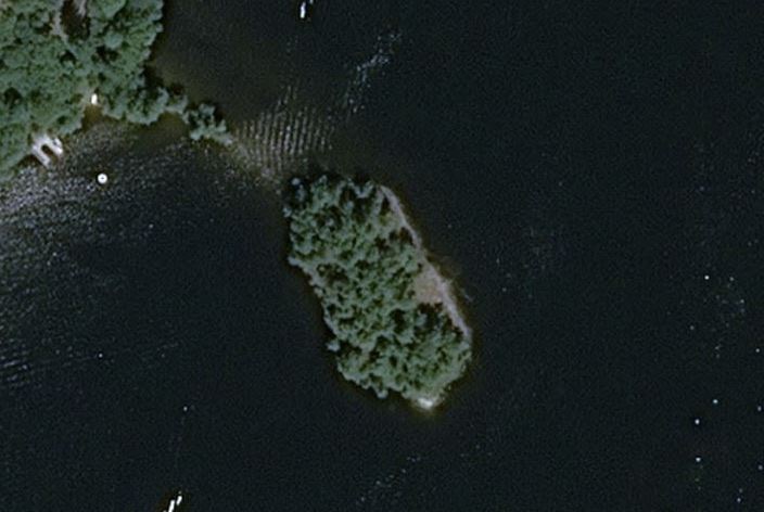Aerial Map of Gall Island