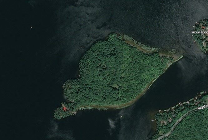 Aerial Map of Gallaugher Island