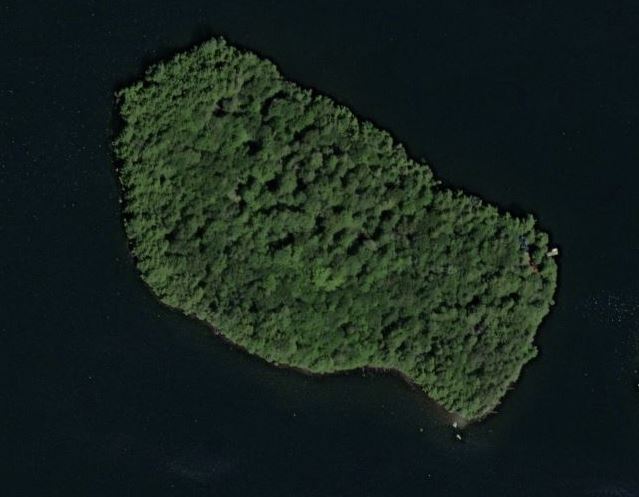 Aerial Map of Mickle Island