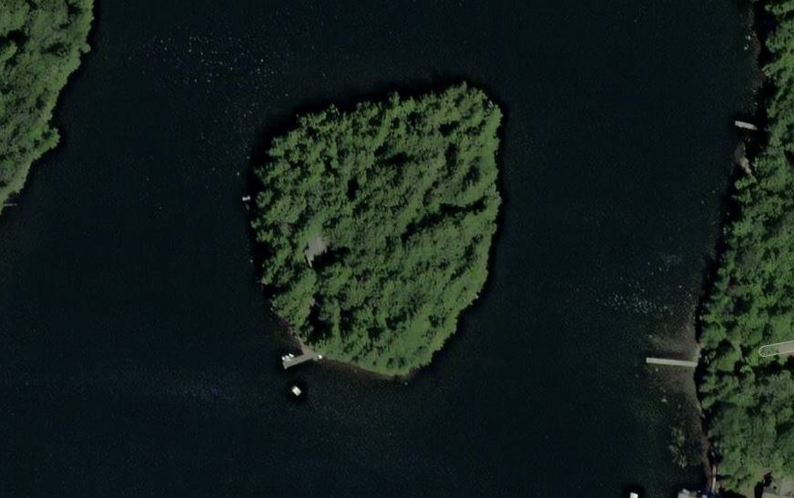 Aerial Map of Round Island