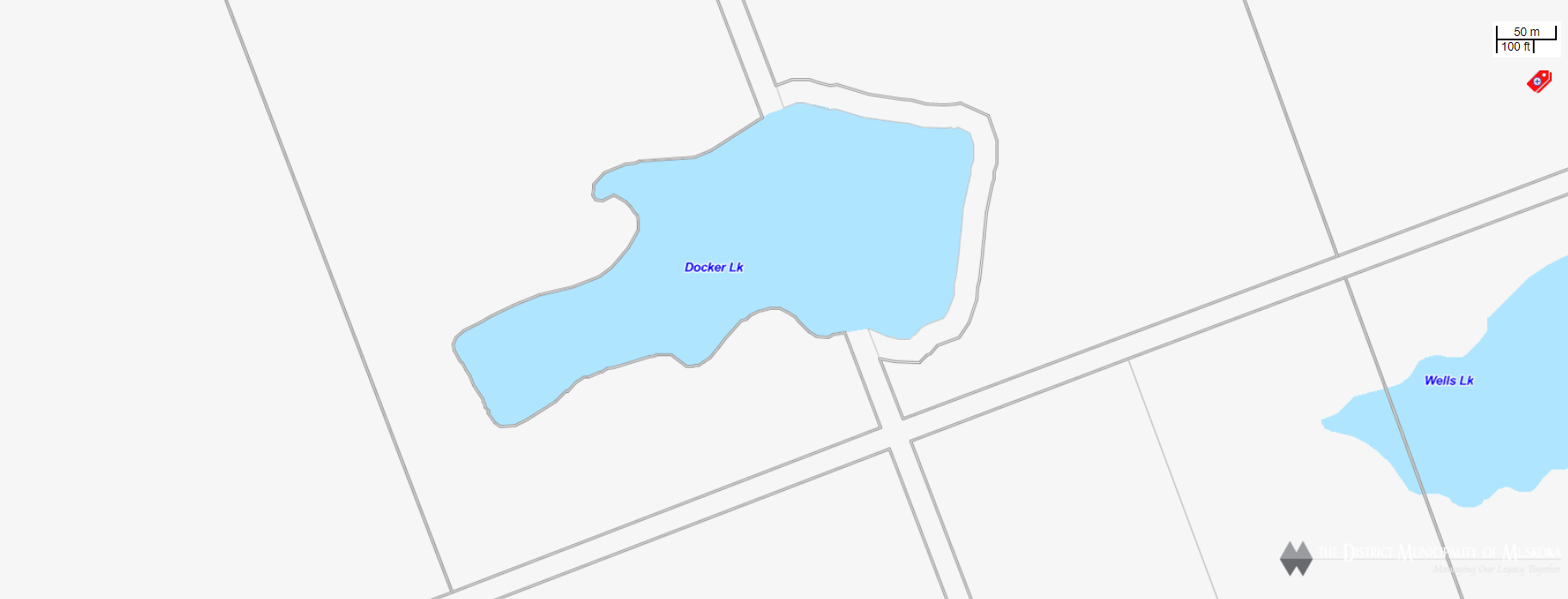 Cadastral Map Docker Lake -  - Muskoka