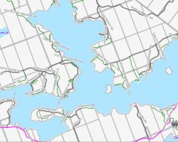 Cadastral Map Three Mile Lake