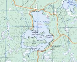 Topographical Map of Morrision Lake
