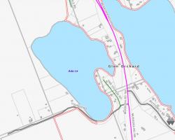 Cadastral Map of Ada Lake