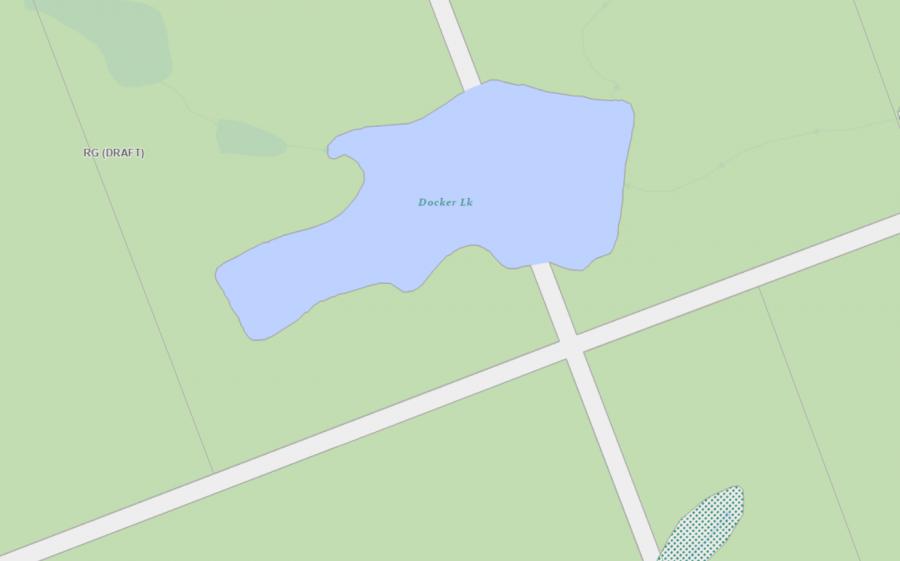 Zoning Map of Docker Lake in Municipality of Lake of Bays and the District of Muskoka