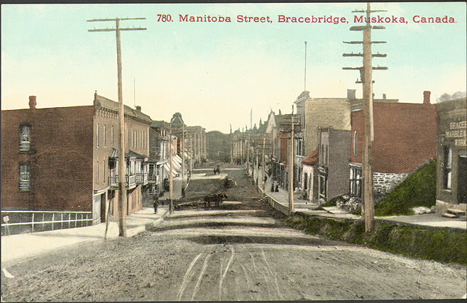 Manitoba Street, Bracebridge, Muskoka, Canada Print Facebook