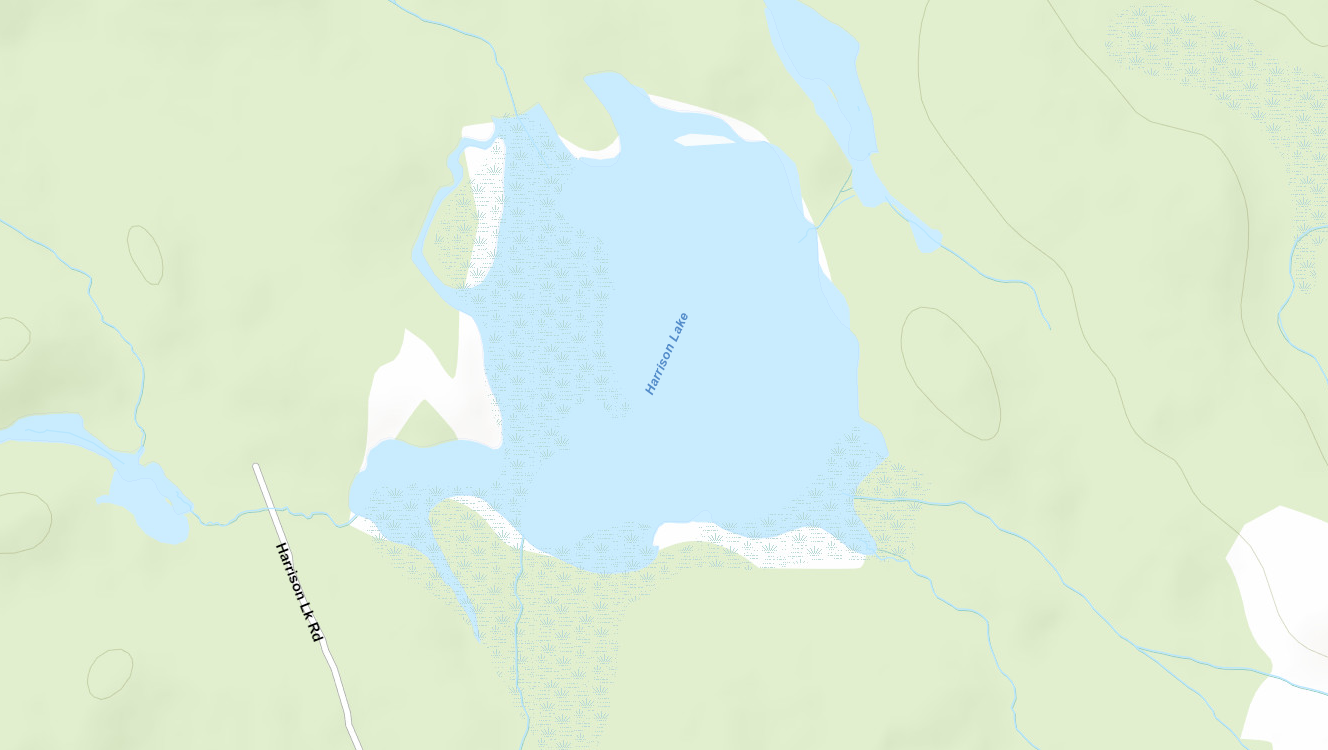 Harrison Lake Cadastral Map - Harrison Lake - Muskoka