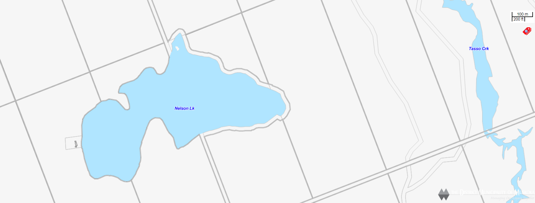 Cadastral Map Nelson Lake -  - Muskoka
