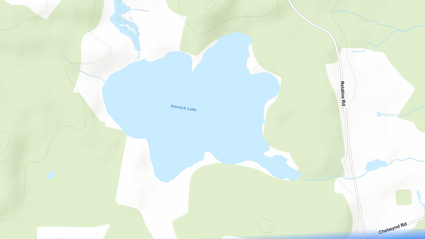 Kernick Lake Cadastral Map - Kernick Lake - Muskoka