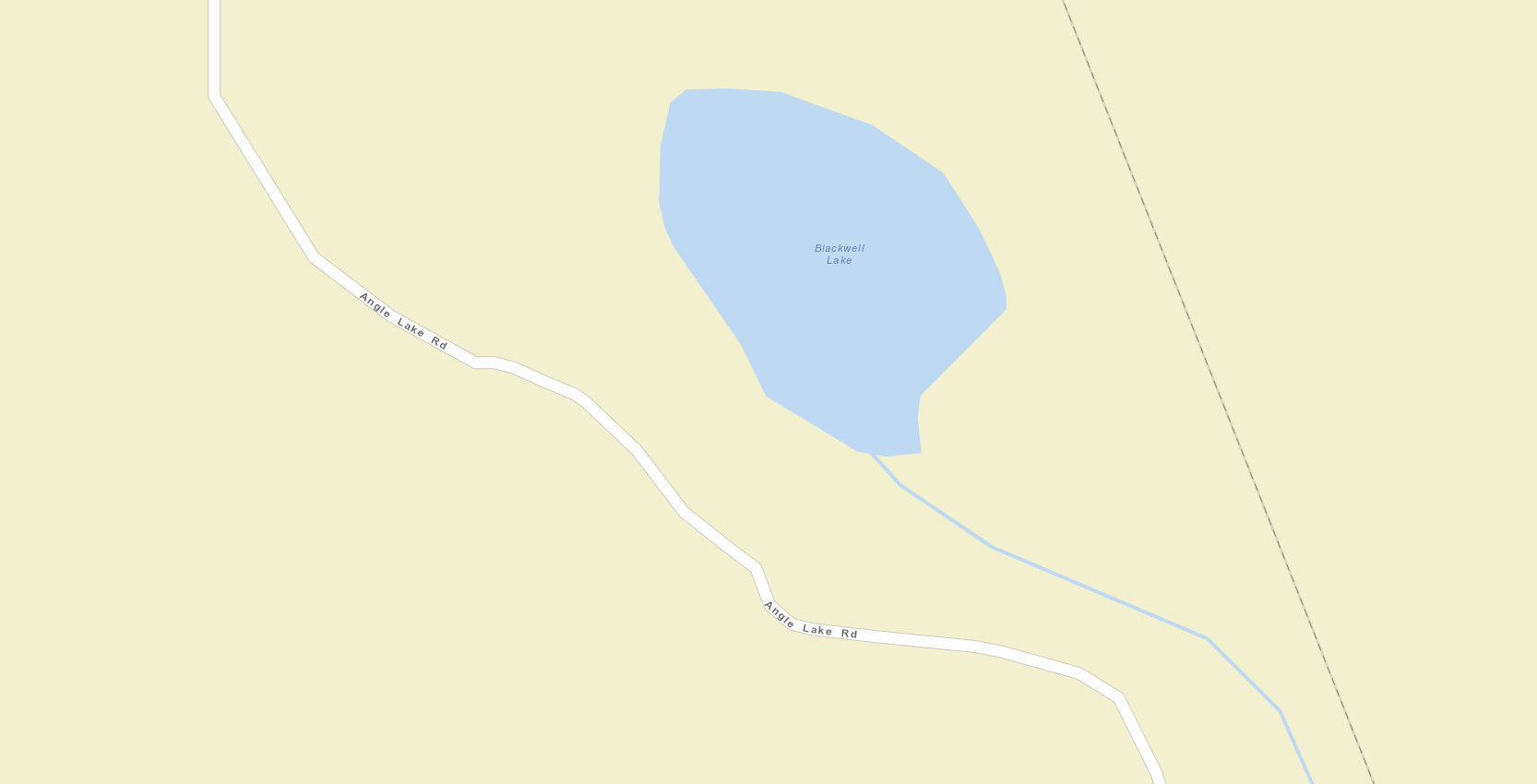 Blackwell Lake Cadastral Map - Blackwell Lake - Muskoka