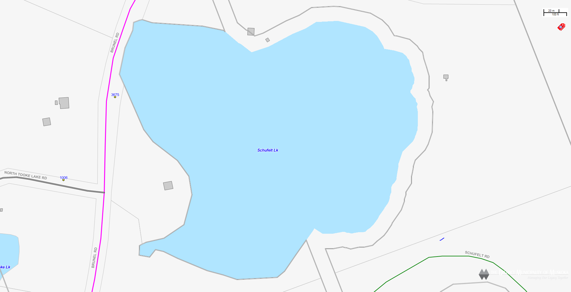 Grandview Lake Cadastral Map - Grandview Lake - Muskoka