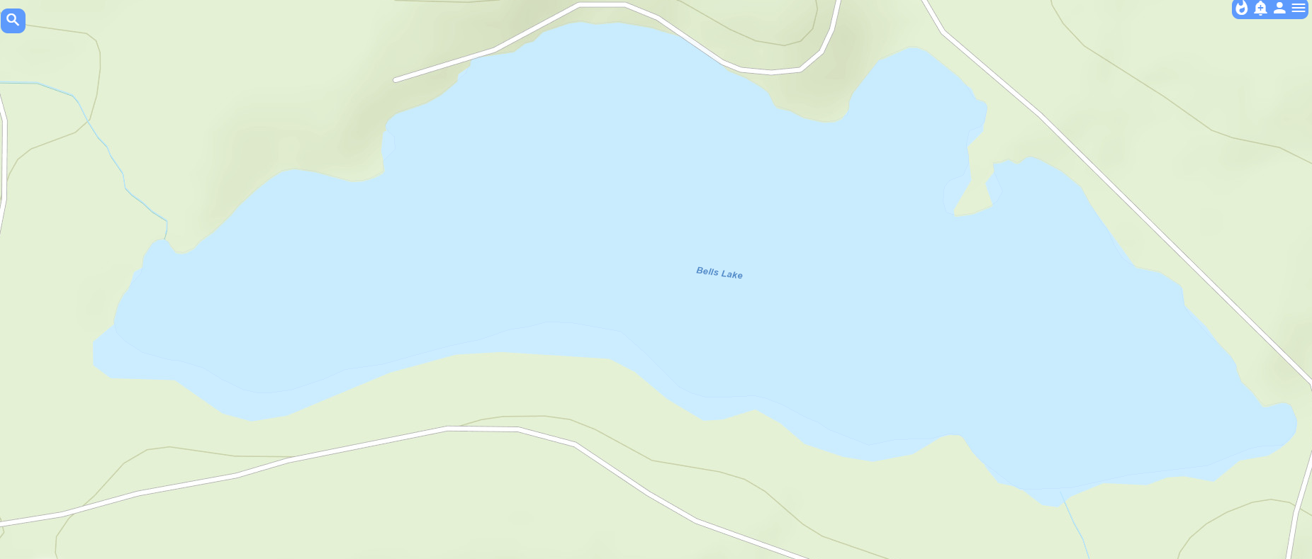 Bells Lake Cadastral Map - Bells Lake - Muskoka
