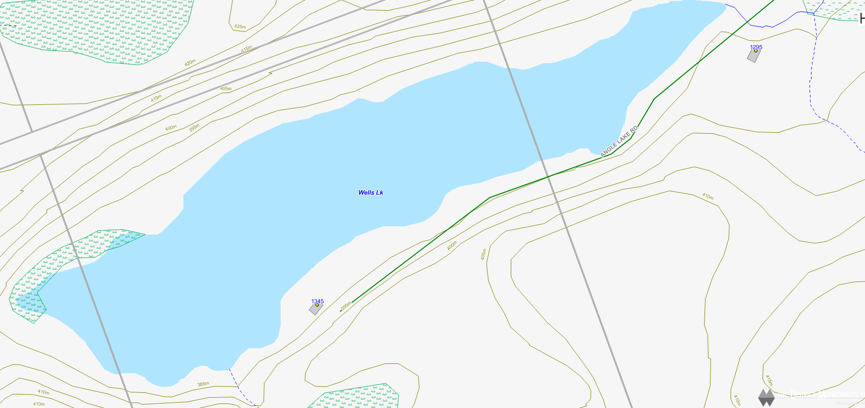 Wells Lake Cadastral Map - Wells Lake - Muskoka