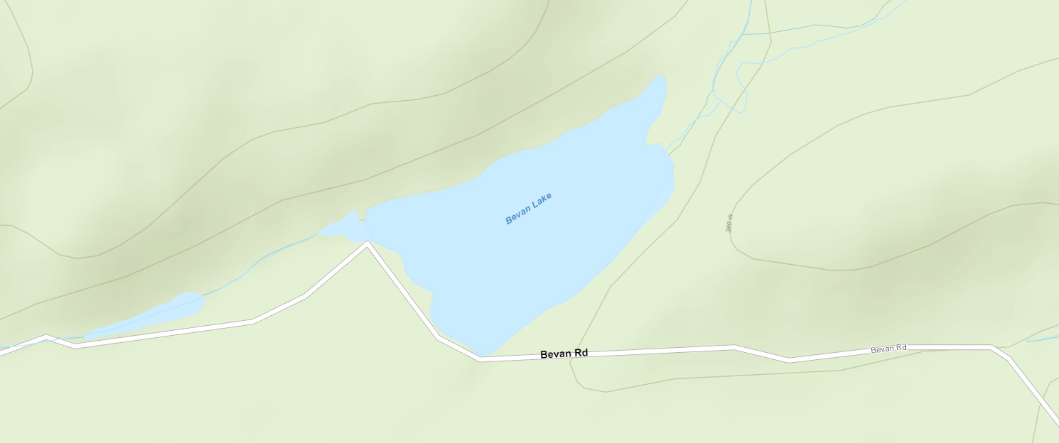 Birch Lake Cadastral Map - Birch Lake - Muskoka