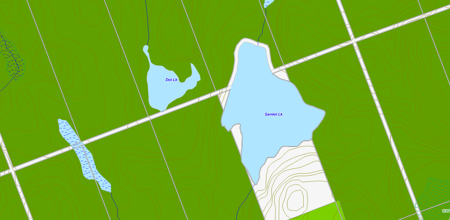 Wildcat Lake Cadastral Map - Wildcat Lake - Muskoka
