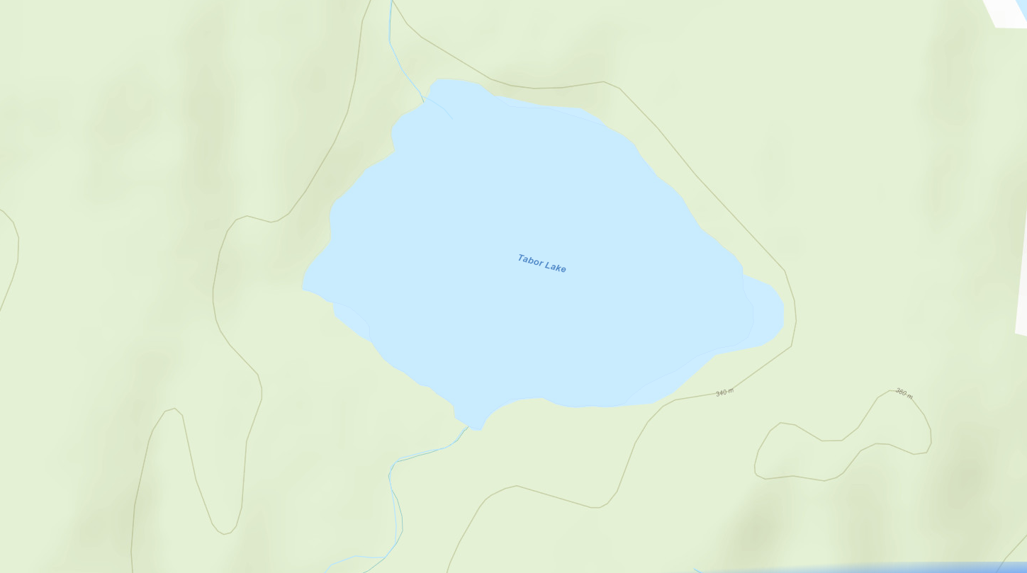 Tabor Lake Cadastral Map - Tabor Lake - Muskoka