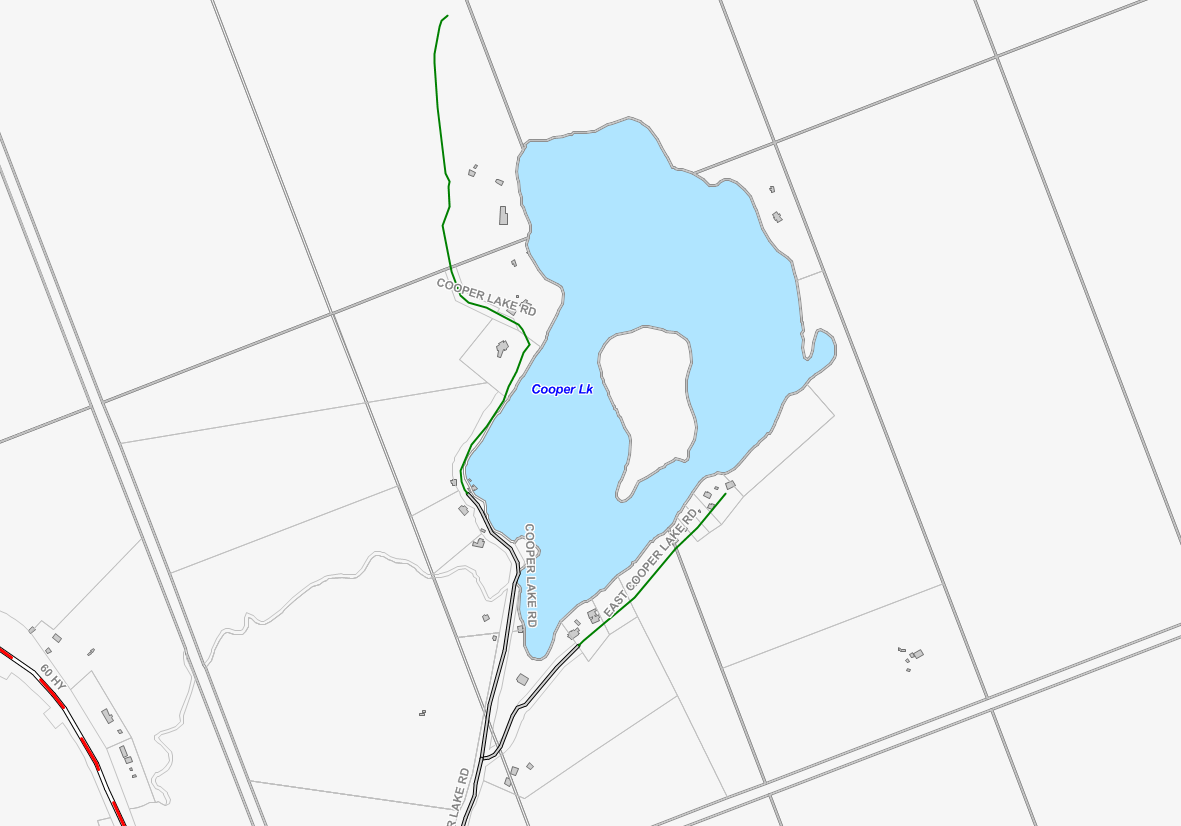 Baxter Lake Cadastral Map - Baxter Lake - Muskoka