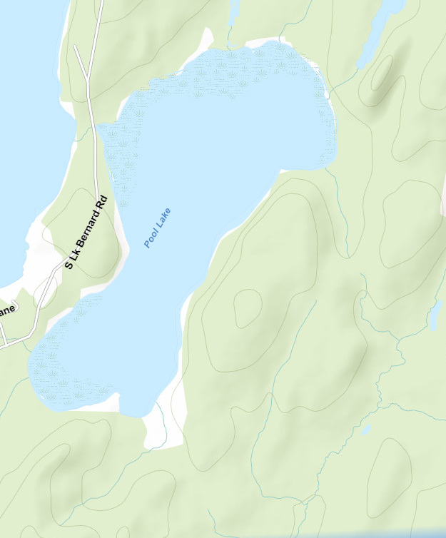 Big Deer Lake Cadastral Map - Big Deer Lake - Muskoka