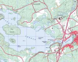 vernon lake maps map