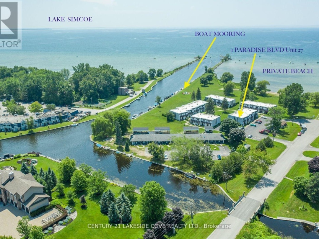 UNIT 27 - 1 PARADISE BOULEVARD S, Lake Simcoe