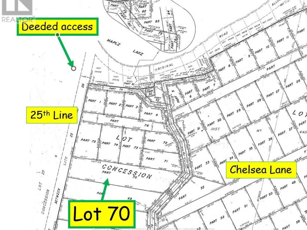 LOT 70 25TH LINE, Maple Lake