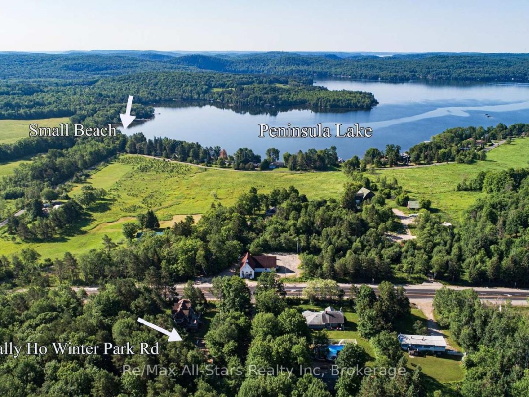 A TALLY HO WINTER PARK ROAD, Lake of Bays (Sinclair)